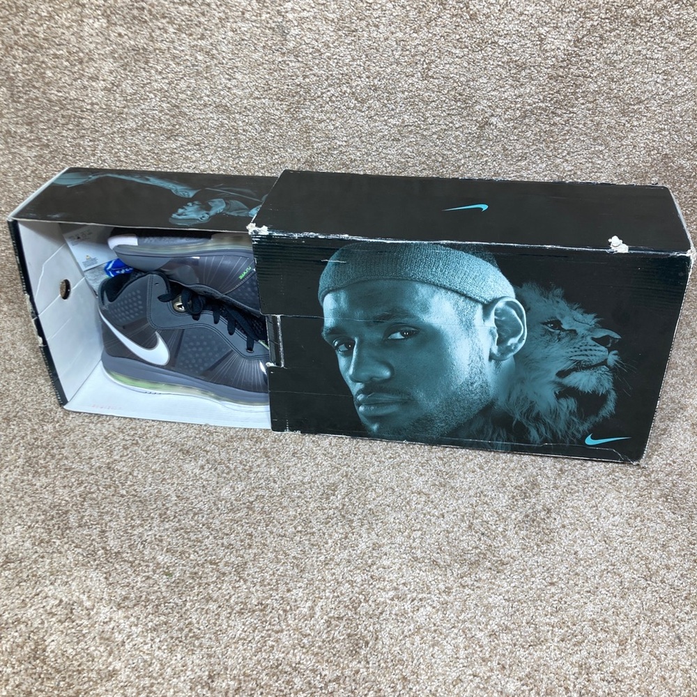 Size 10.5 - Nike LeBron 8 V/2 Cool Grey